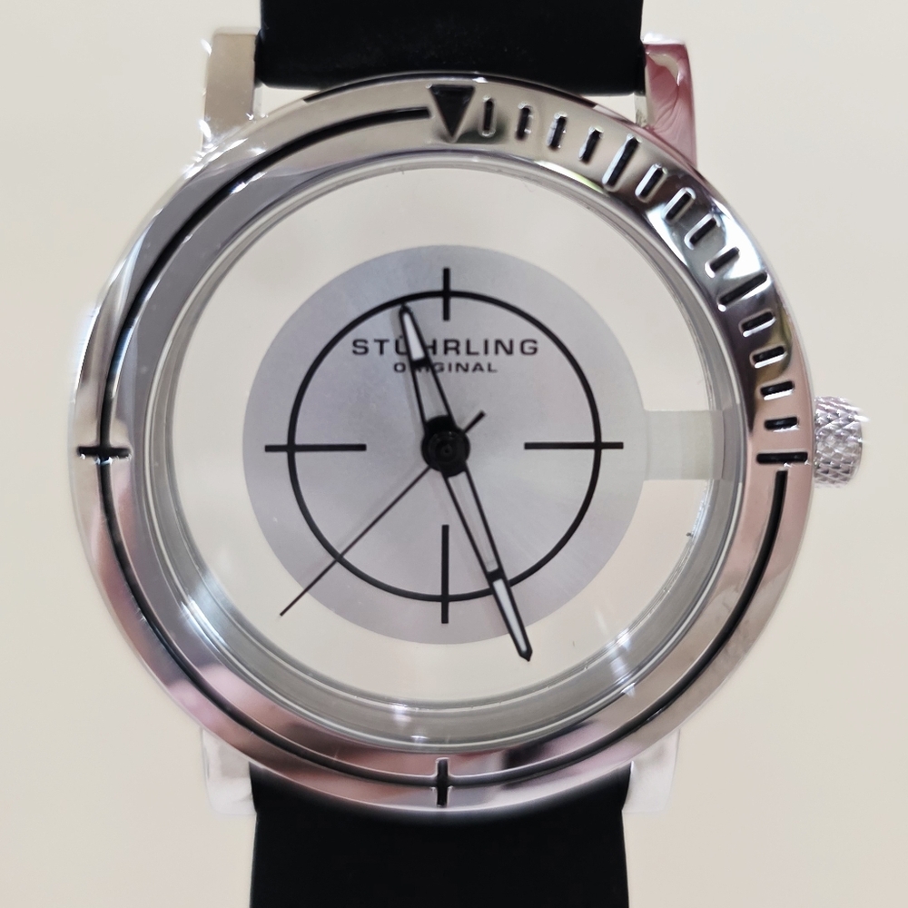 Stuhrling Sniper 3915 Quartz 42 mm Classic Aviator Original Men's Wrist Watch